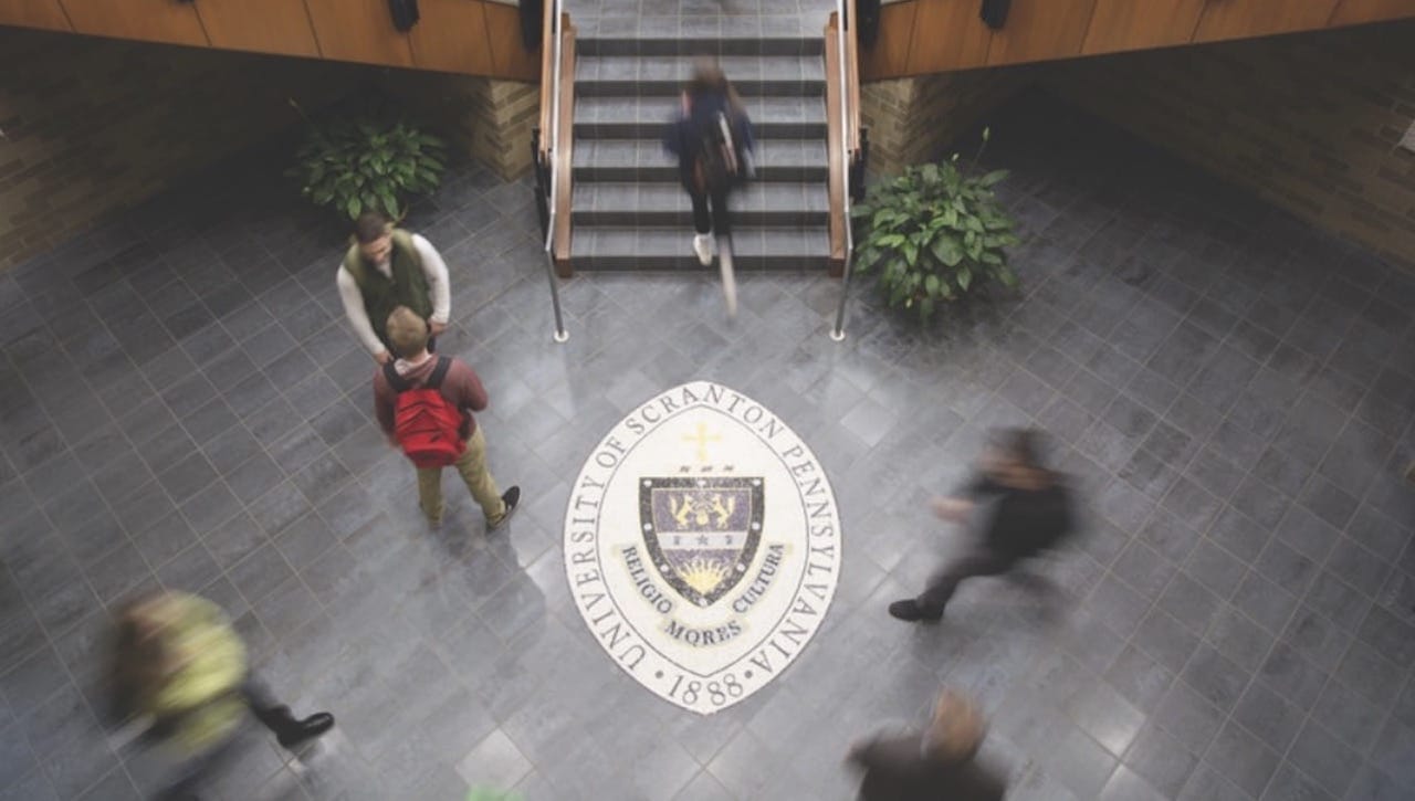 The University of Scranton placed No. 104 for student engagement; No. 195 for student outcomes; and No. 232 “overall” in The Wall Street Journal/Times Higher Education ranking of the “Top U.S. Colleges.”