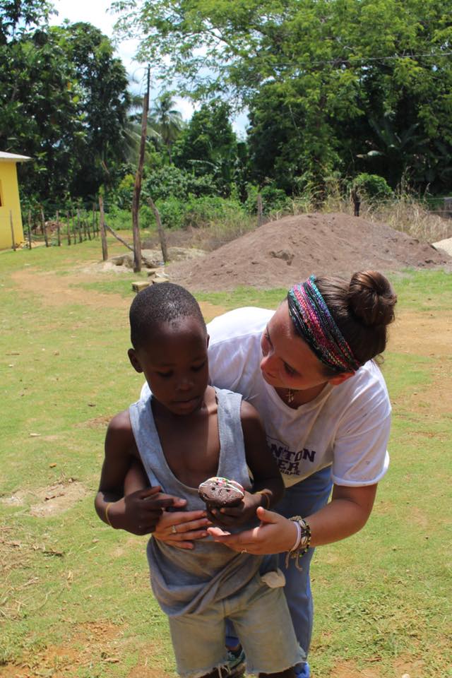 Alicia O'Toole '20, a PT major, went to Jamaica on an ISP trip this past May.