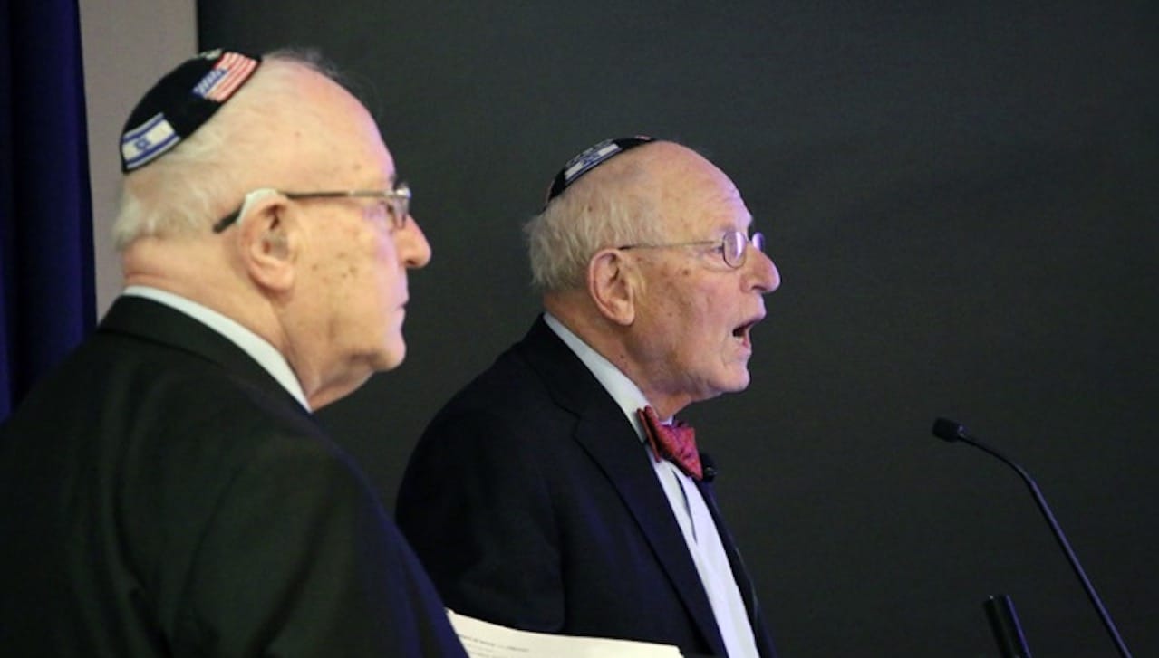 On Tuesday, Nov. 12, at 7:30 p.m., twin brothers Bernard and Henry Schanzer will present The University of Scranton’s Judaic Studies Institute Lecture titled “A Twin Tale of Survival in the Holocaust” in the PNC Auditorium of the Loyola Science Center. 