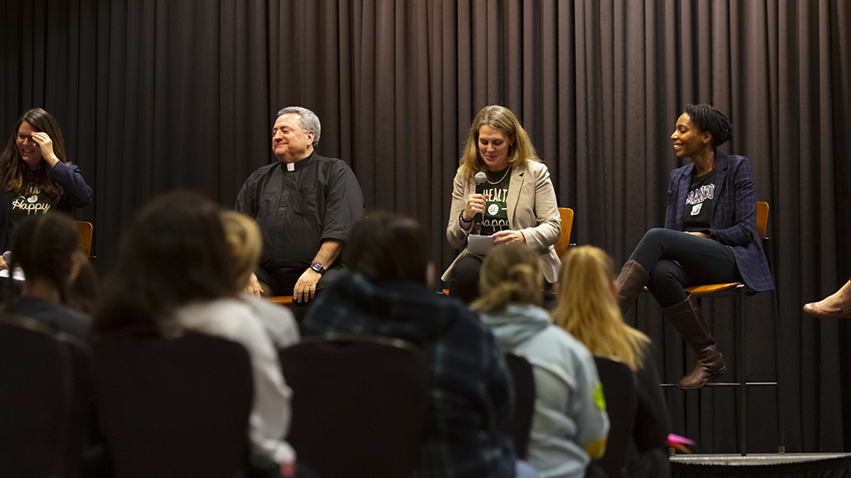 Shown, members of the University of Scranton community who participated in the 2022 Fail Forward Panel Discussion. 