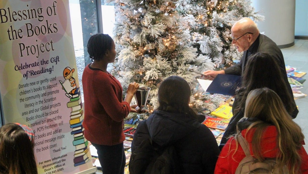 Thousands of Donated Books Blessed at Scranton image