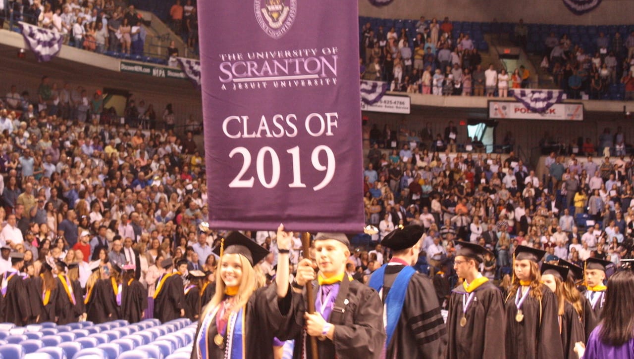 Ninety-nine percent of members of The University of Scranton’s undergraduate and graduate classes of 2019 reported being successful in their career goal of employment or pursuing additional education within six months of graduation. 