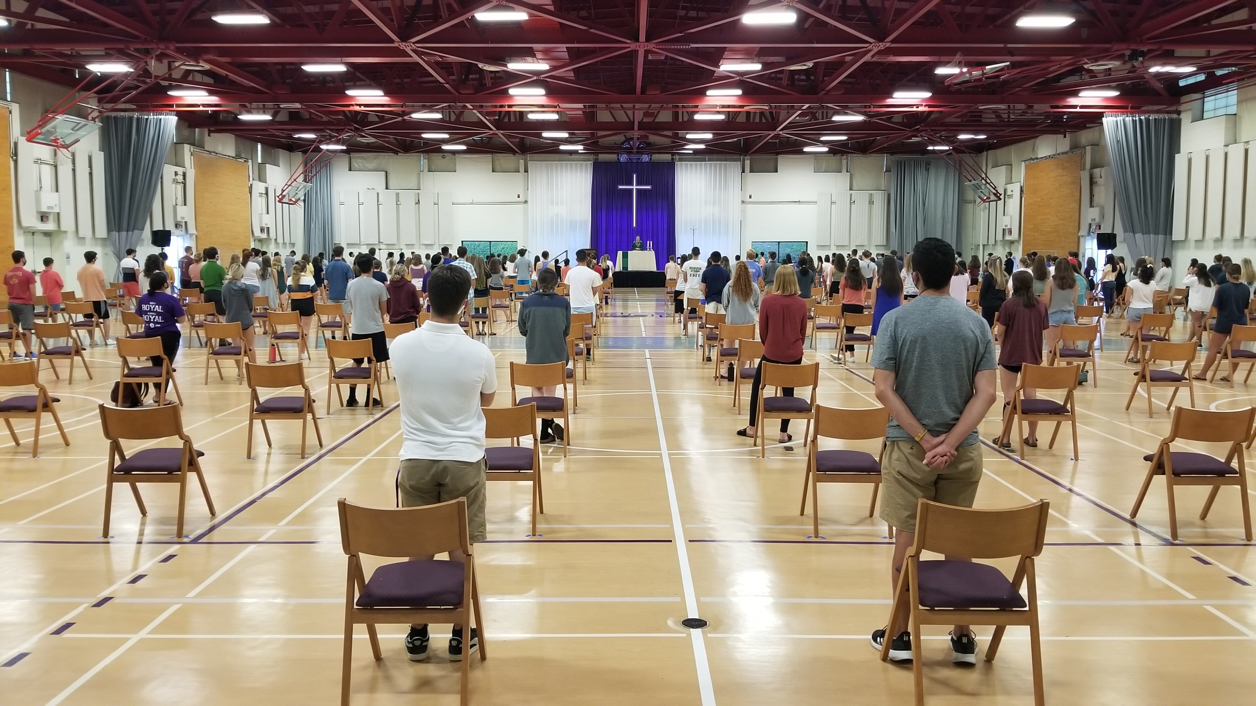 Mass on Aug. 23, 2020