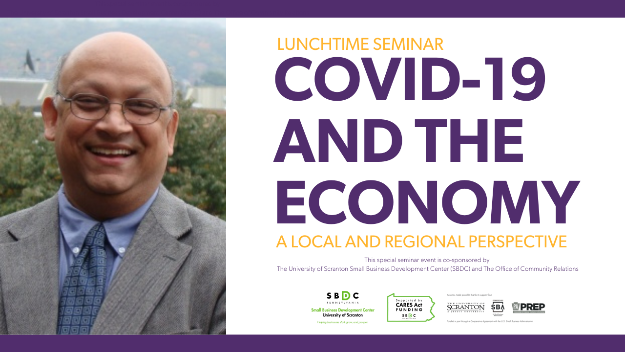 Dr. Satyaijt Ghosh, Professor of Economics, to explore impact of COVID-19 on the economy 