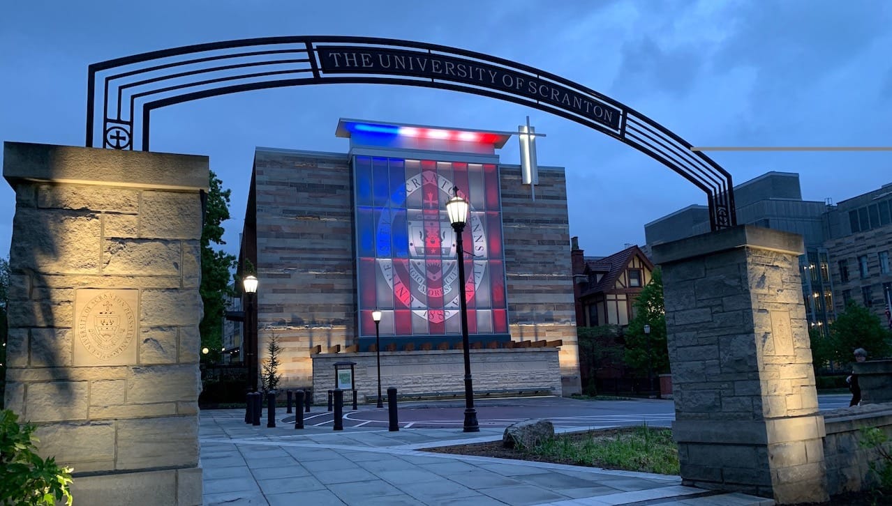As part of its Constitution Day programming, the University will display the American flag on its Class of 2020 Gateway the evening of Sept. 17.