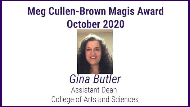 Meg Cullen Brown October Award Winner