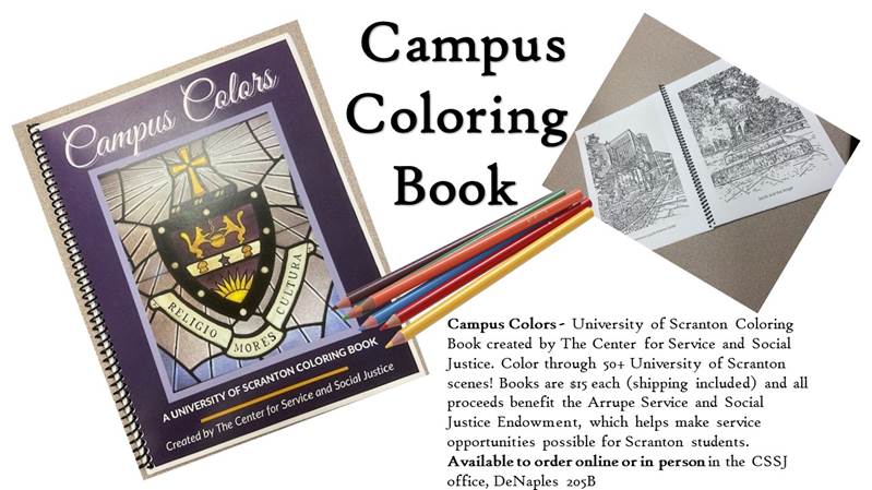 Campus Coloring Book Available Now! image