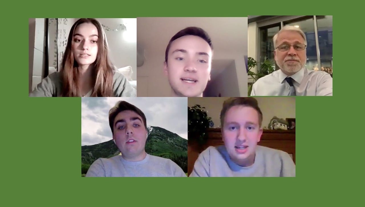 The University of Scranton announced the winners of its Earth Day Essay Contest for students in grades six through 12 at a virtual ceremony conducted by University students Angela Hudock, Samuel Marranca, Michael Quinnan and Nathaniel Smith, and Mark Murphy, director of the University’s Office of Sustainability. This year’s essay theme was “Caring for our Common Home.”
