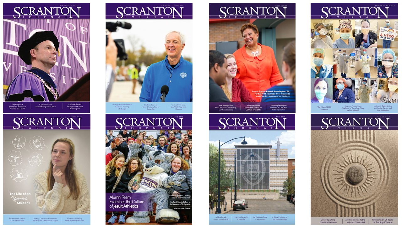 Alumni: We Need Your Input to Improve the Online Scranton Journal! Impact Banner