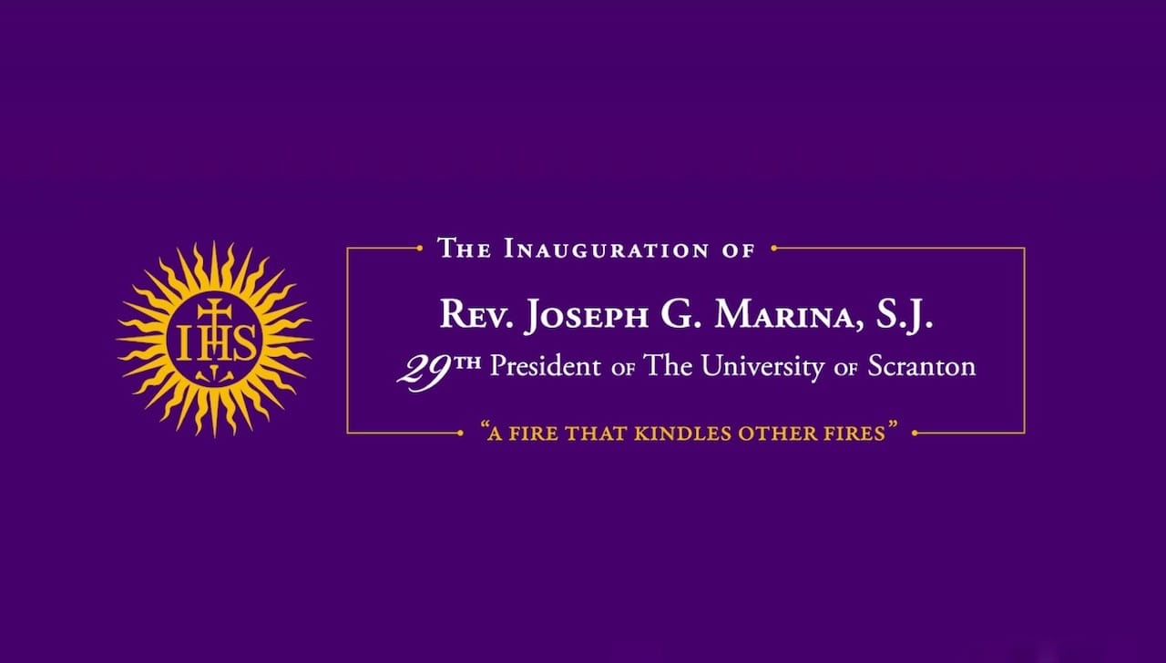 “A Fire that Kindles Other Fires” will be the central theme for the Inauguration of Rev. Joseph G. Marina, S.J., as the 29th president of The University of Scranton. The formal Inauguration Ceremony will take on Friday, Sept. 24, at 11 a.m. on campus for members of the University community and invited guests.