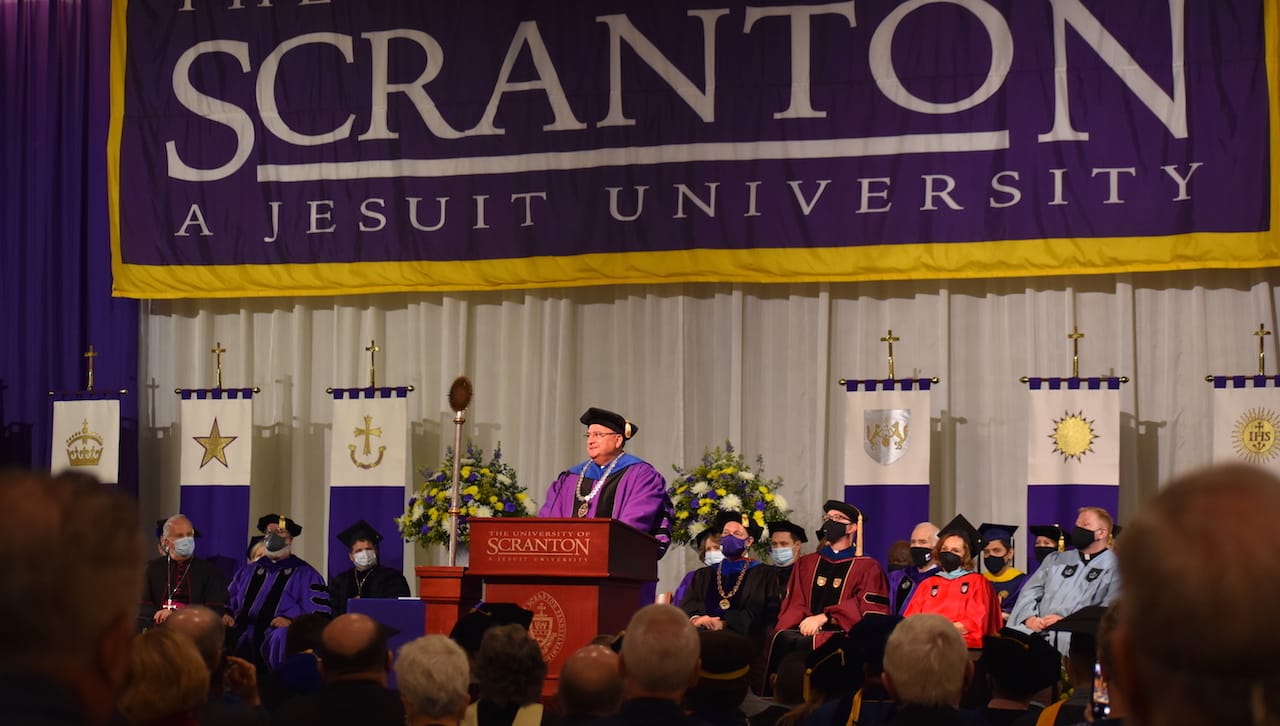 Nearly 1,500 members of the University community and invited guests attended the Inauguration of Rev. Joseph G. Marina, S.J., as the 29th President of The University of Scranton.