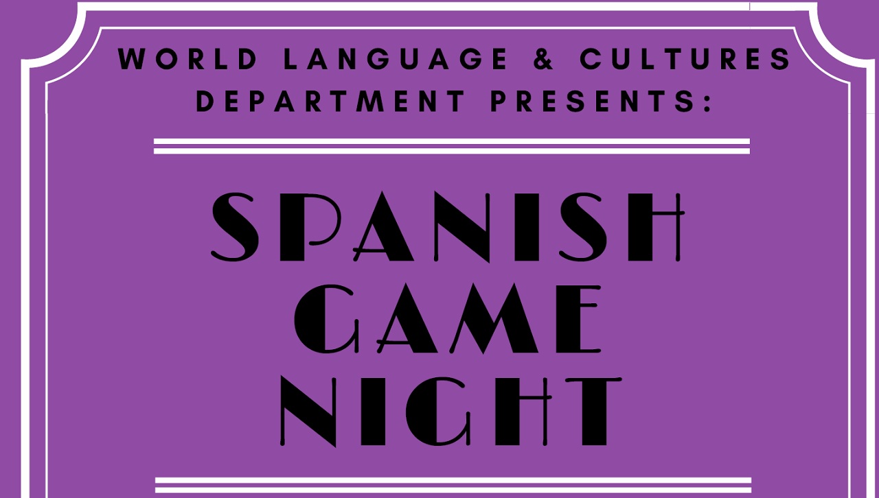 Spanish Game Night! All Are Welcome Impact Banner