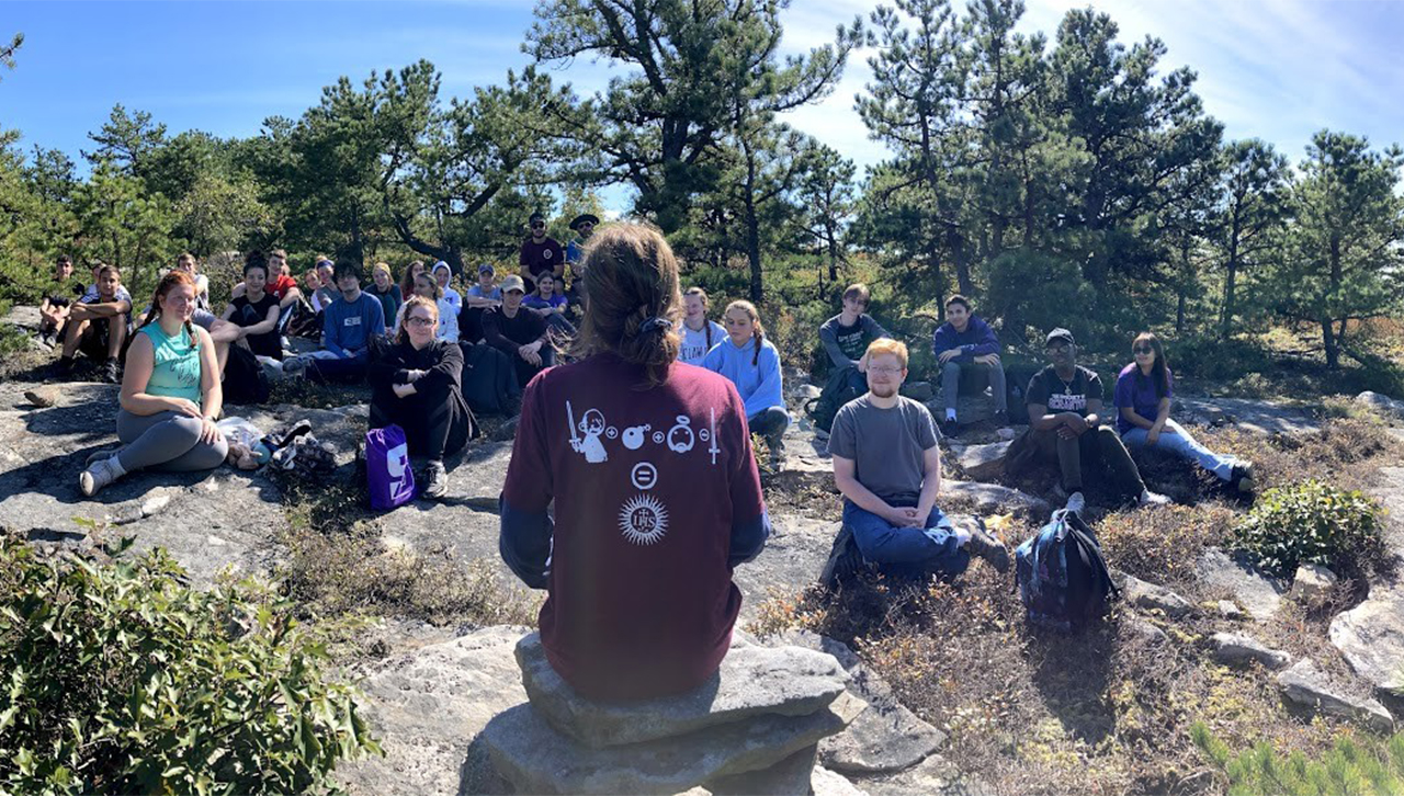Students' Hike and Pray Retreat with Campus Ministries