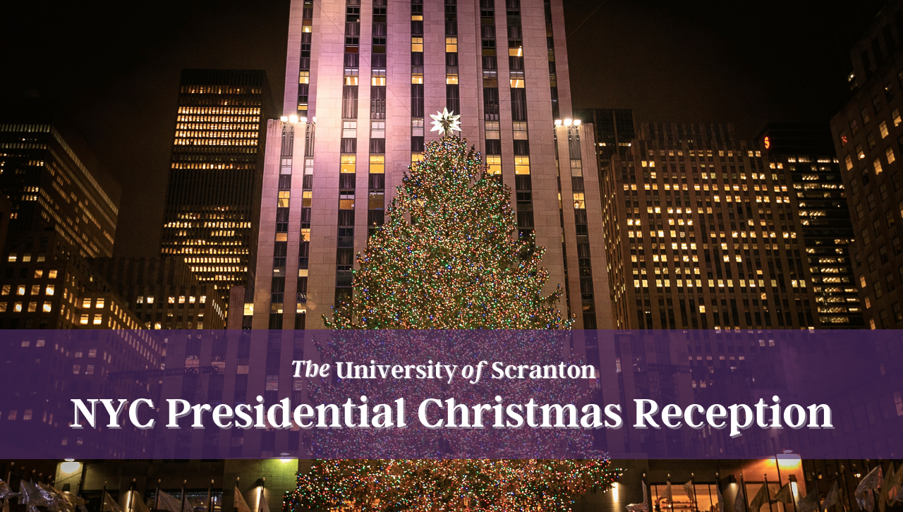 University Announces NYC Presidential Christmas Reception Dec. 8 image