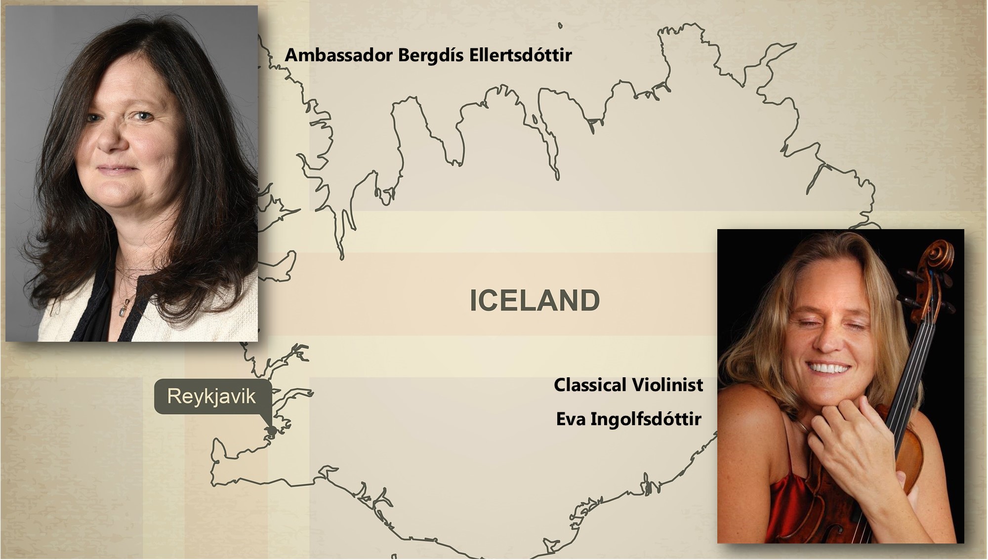 Icelandic Ambassador and Violinist Visit, March 29 Impact Banner
