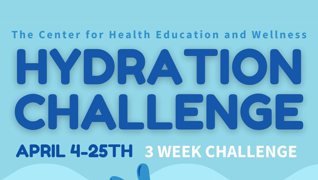 Hydration Challenge: Register Now! banner image
