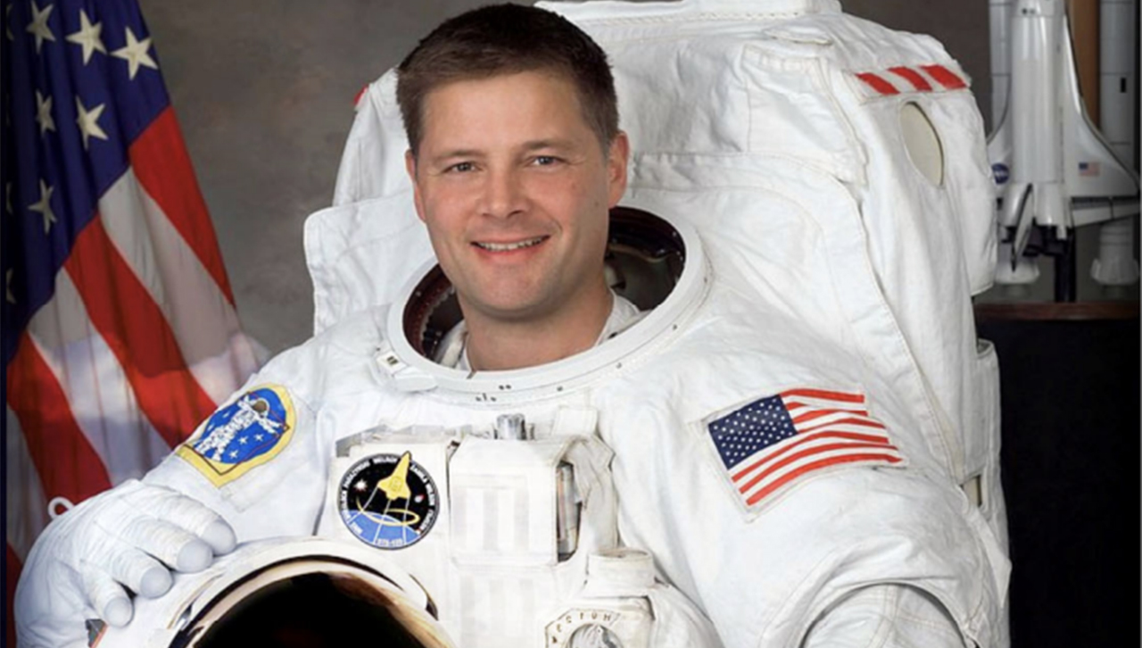 Astronaut on Campus: Douglas H. Wheelock Speaking on April 6 Impact Banner