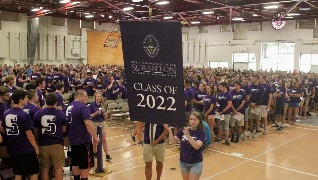 It seems like only yesterday when the class of 2022 banner was first introduced and blessed at the New Student Convocation in 2018. The University of Scranton will celebrate members of its class of 2022 at several commencement events planned for May 20-22.