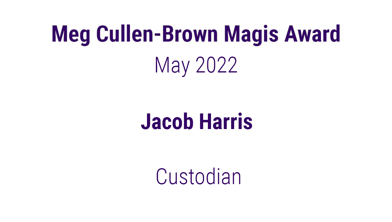 May Meg Cullen-Brown Magis Award Winner