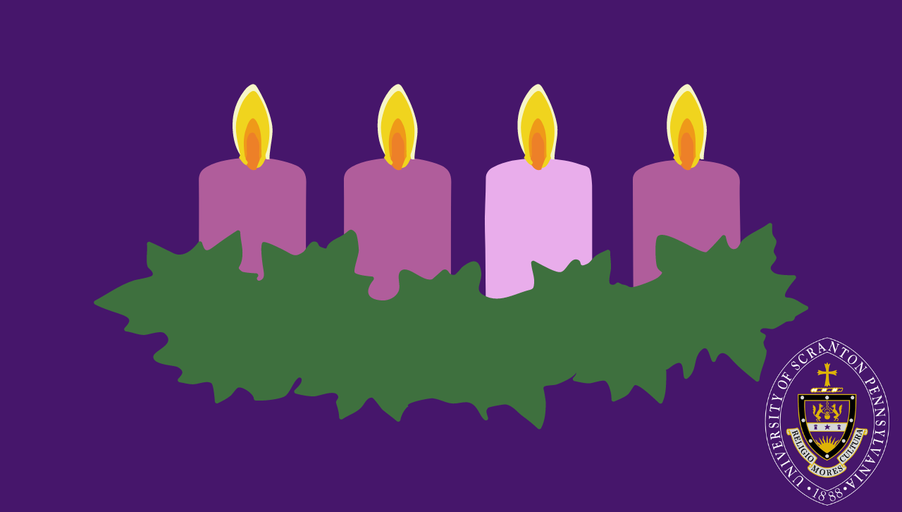 Illustration of Advent Wreath