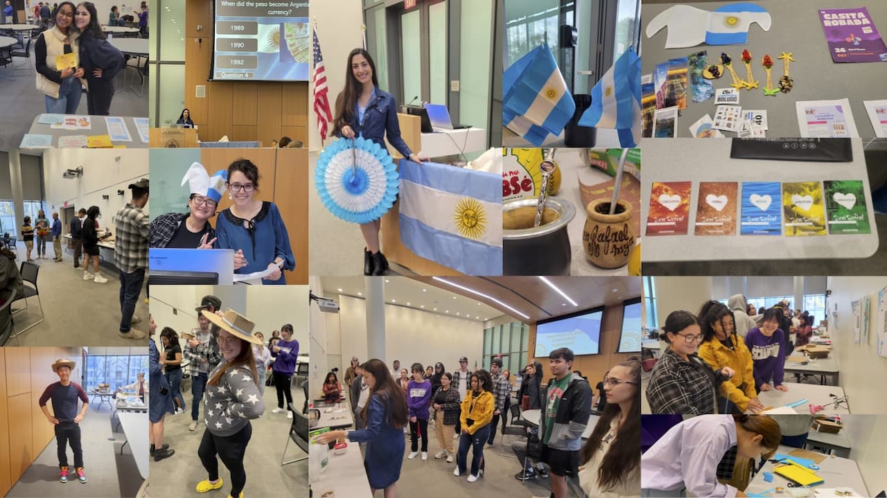 Students attend event  that celebrates Argentinian culture image