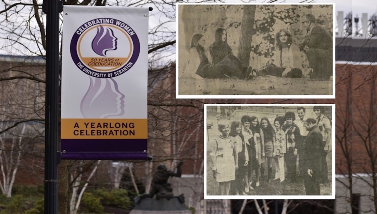 The University of Scranton’s year-long “Celebrating Women: 50th Anniversary of Coeducation” includes lectures, film screenings, workshops, award presentations and theatrical performances in the upcoming months.