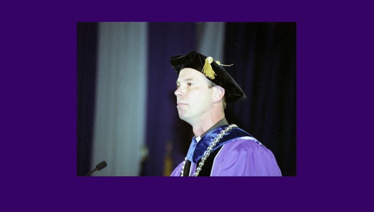 The University’s Weinberg Memorial Library opened an exhibit to celebrate the legacy of the late Rev. Scott R. Pilarz, S.J. ’H15, on the 20th the anniversary of his appointment as the 24th President of The University of Scranton.