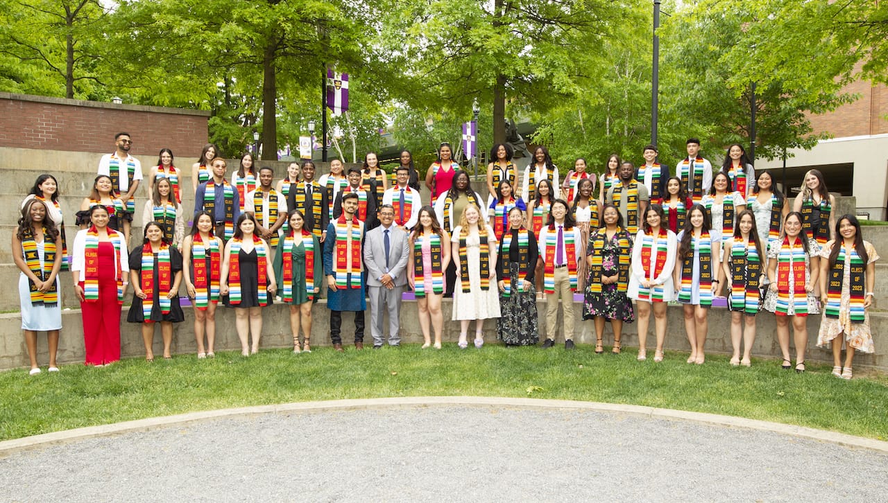Members of the University of Scranton’s class of 2023 who participated in the Donning of the Stole Ceremony, include, outstanding academic and leadership achievement award recipients and many other highly-successful members of the University’s graduating class. 