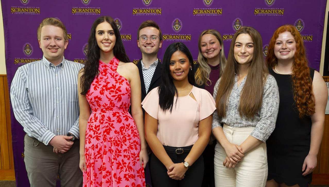 Seven members of The University of Scranton’s class of 2023 graduated from Scranton’s Magis Honors Program in STEM, one of the Jesuit school’s five programs of excellence.