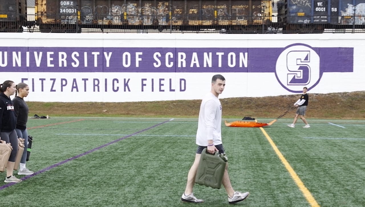 The University of Scranton’s third annual Centurion Challenge attracted a record number of students. The event was hosted by the Tactical Fitness Club and Army ROTC.