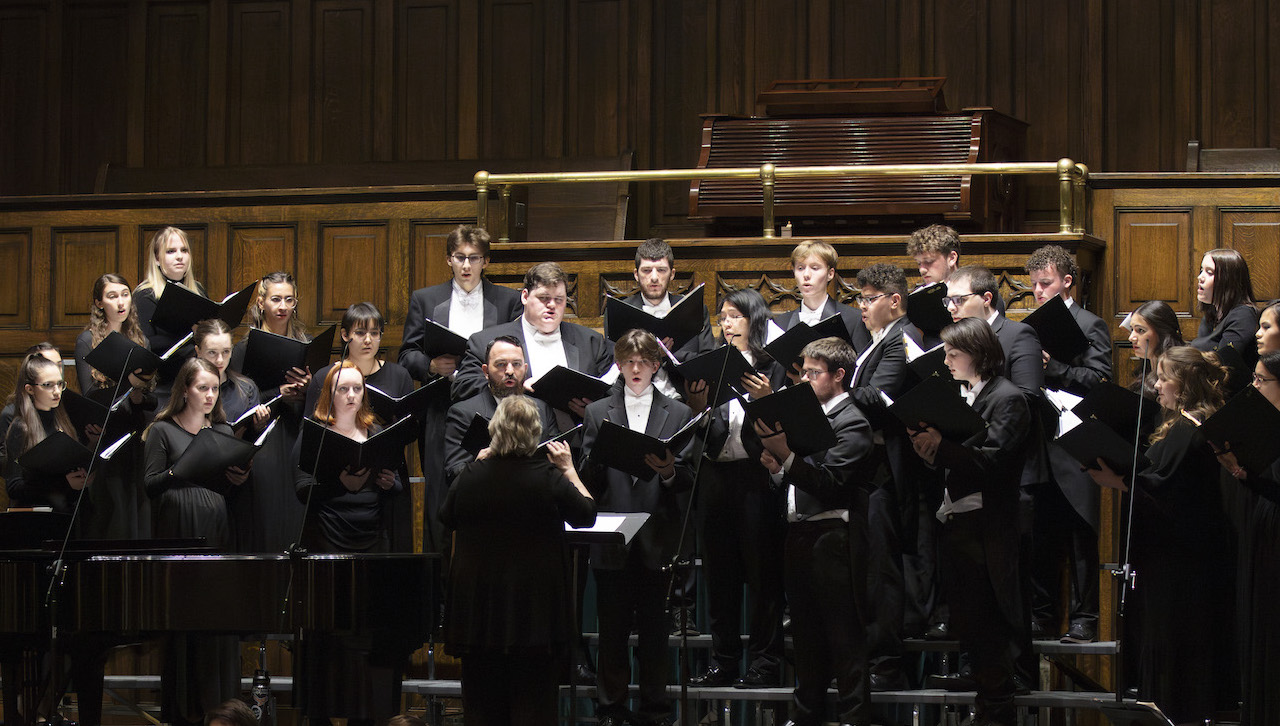 Catholic Choral Society of Scranton’s annual Generations Sing! Concert will take Sunday, Nov. 12, at 4 p.m. in the Houlihan-McLean Center at The University of Scranton. The University’s Concert Choir, under the direction of Cheryl Y. Boga, will be among the choral groups performing at concert, which is open to the public, free of charge.