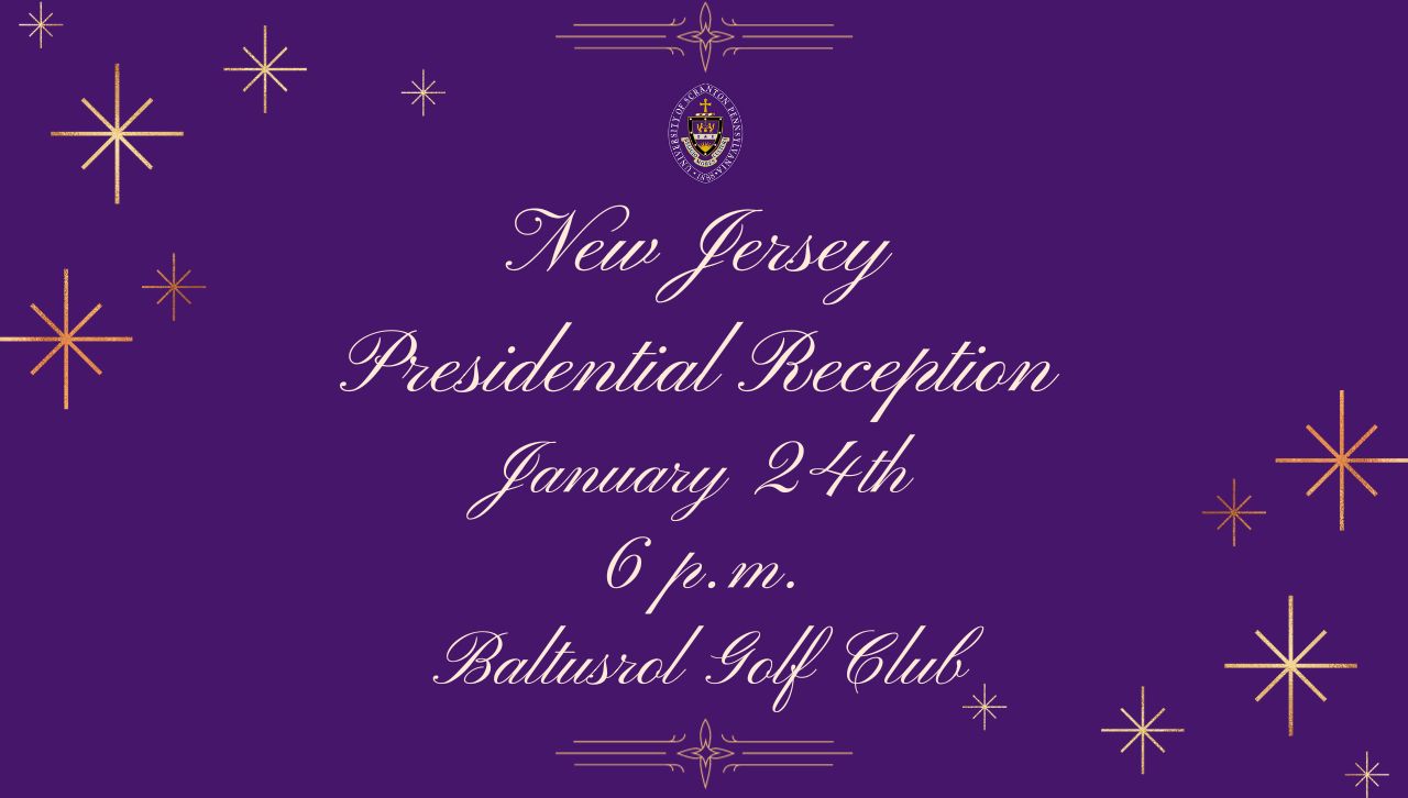 University To Hold New Jersey Presidential Reception Jan. 24 image