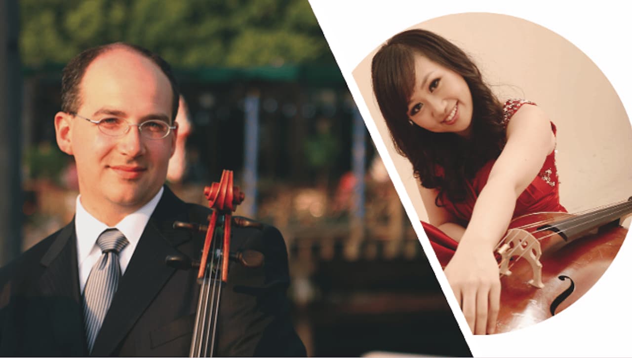 Cellists Mark Kosower and Mingyao Zhao Performances Setbanner image