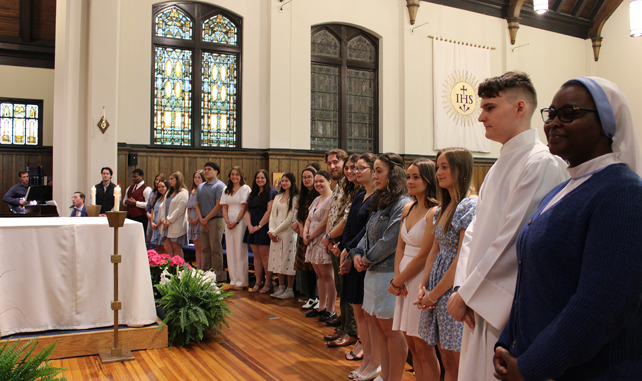 RCIA (Rite of Christian Initiation of Adults) Mass Celebrates the Easter Sacraments  banner image