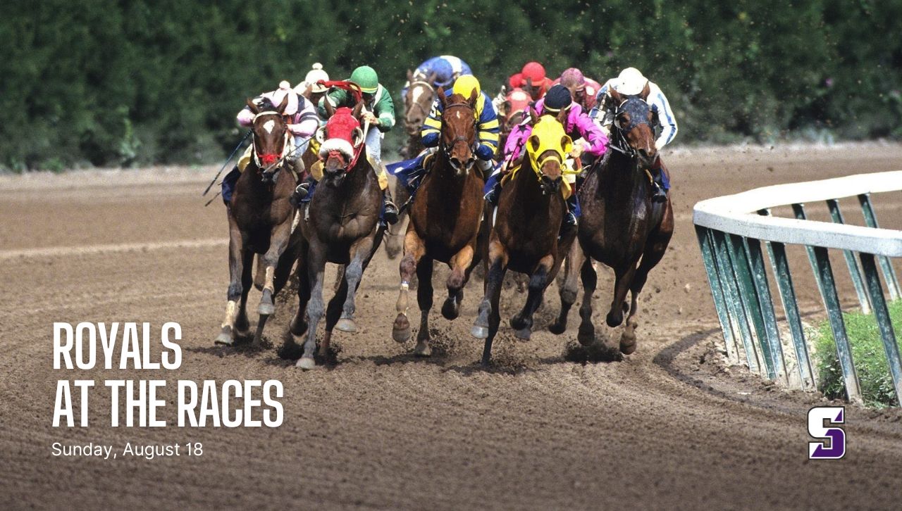 A horse racing track.