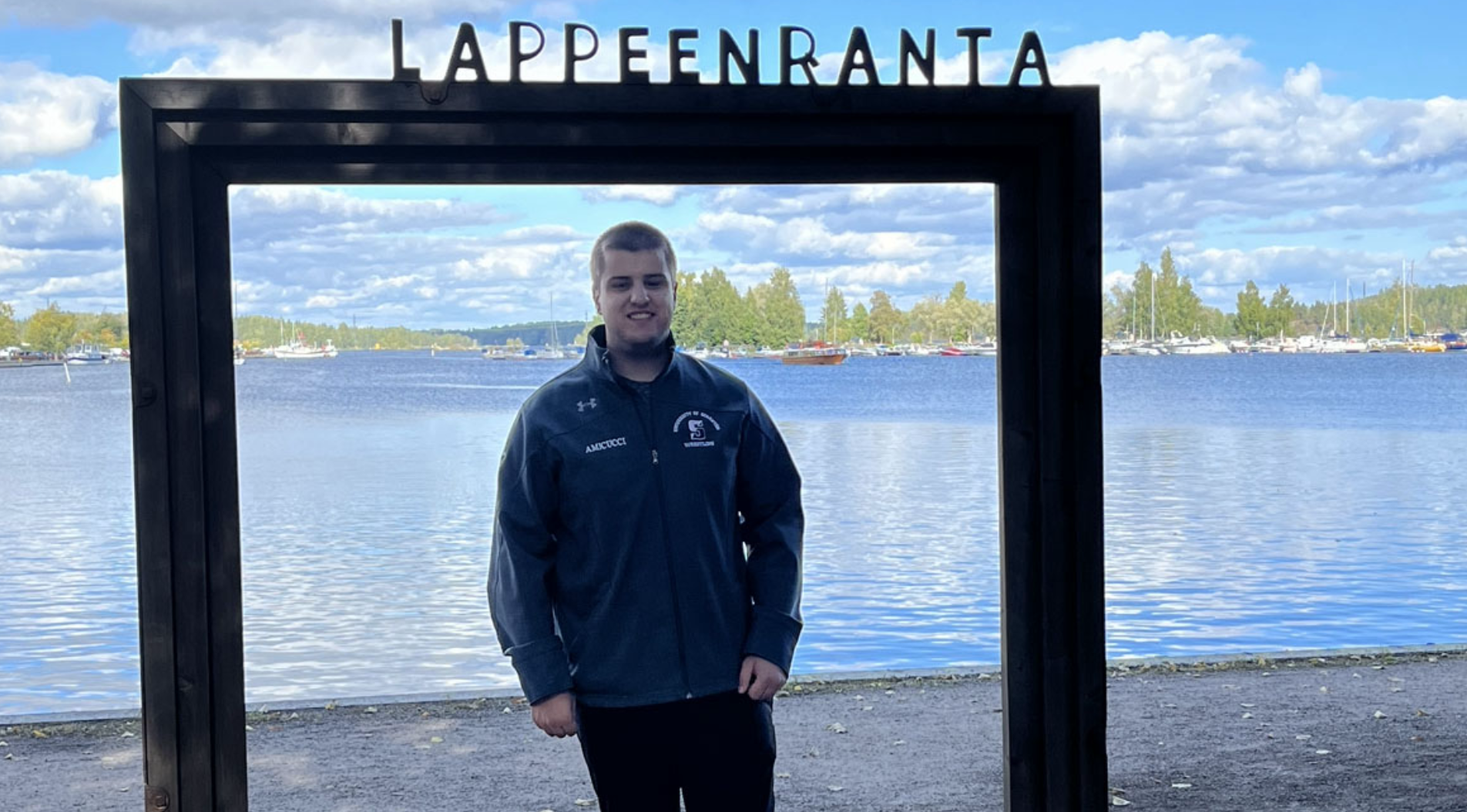 While attending The University of Scranton, Peter Amicucci ’22, Poughquag, New York, pictured, won a Fulbright-Lappeeranta University of Technology Graduate Award to Finland.