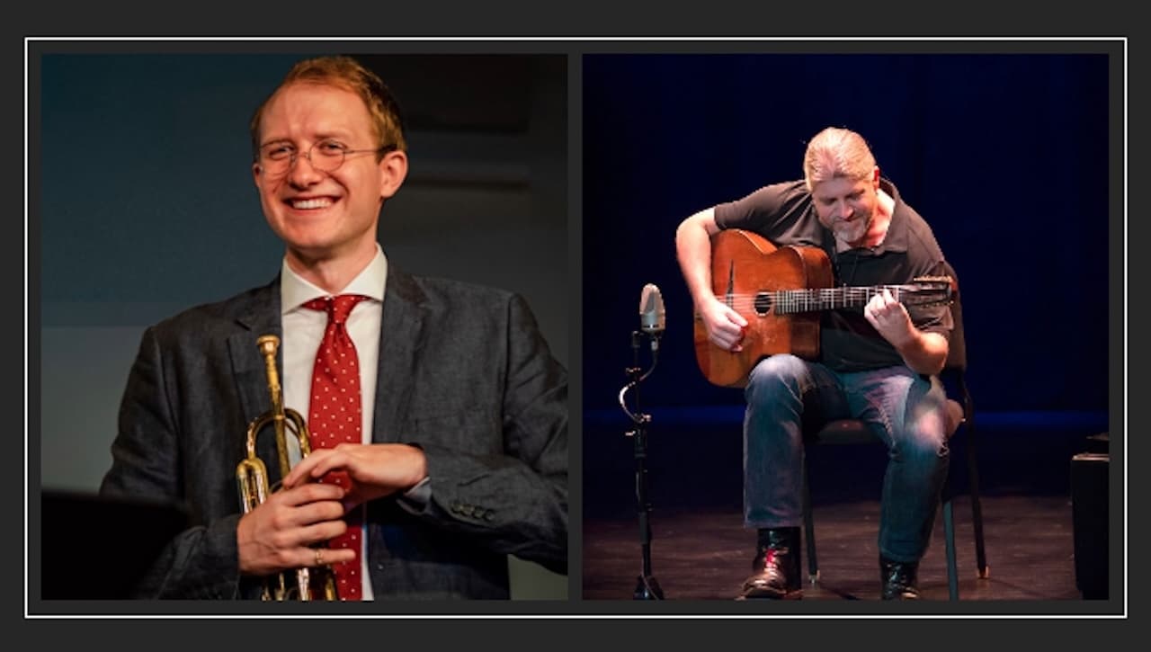 A Family Weekend Concert featuring Joseph Boga (left) and the Scranton Ramblers with guitarist Stephane Wrembel (right) and an appearance by The University of Scranton Concert Choir, presented by Performance Music at The University of Scranton, will begin at 7:30 p.m. on Saturday, Sept. 21, in the Houlihan-McLean Center. The concert is open to the public, free of charge.