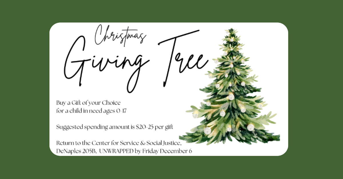 CSSJ Christmas Giving Tree Begins Nov. 13banner image