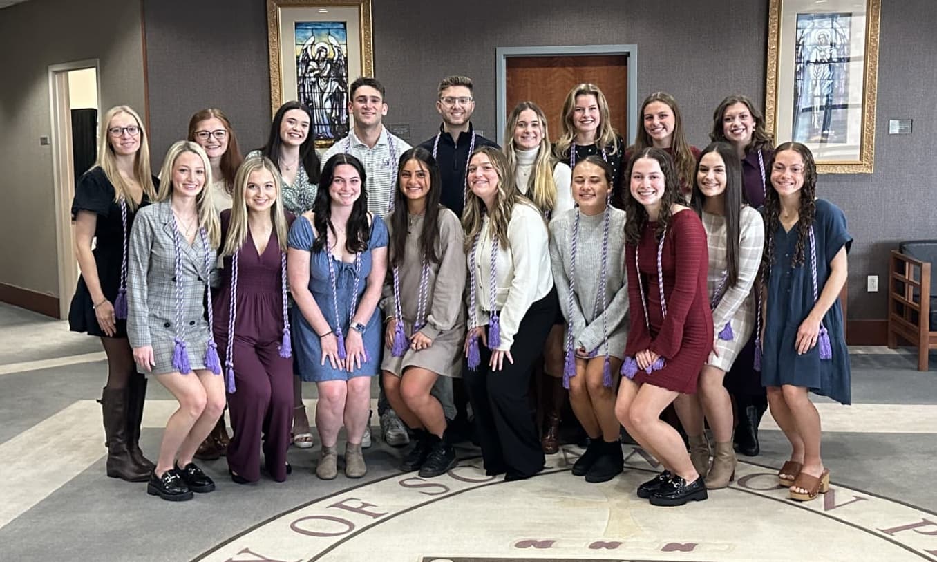 Students Inducted Into National Honor Society for Nursing image
