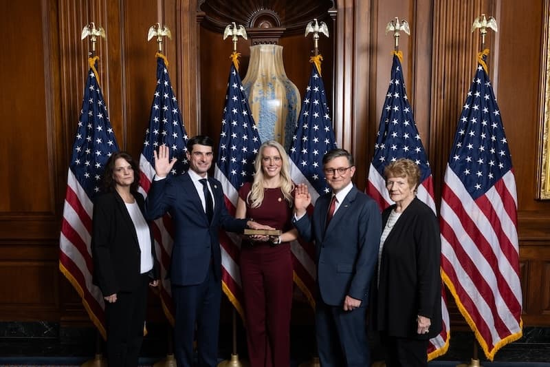 Swearing in of University of Scranton graduate U.S. Rep Robert P. Bresnahan Jr. '12
