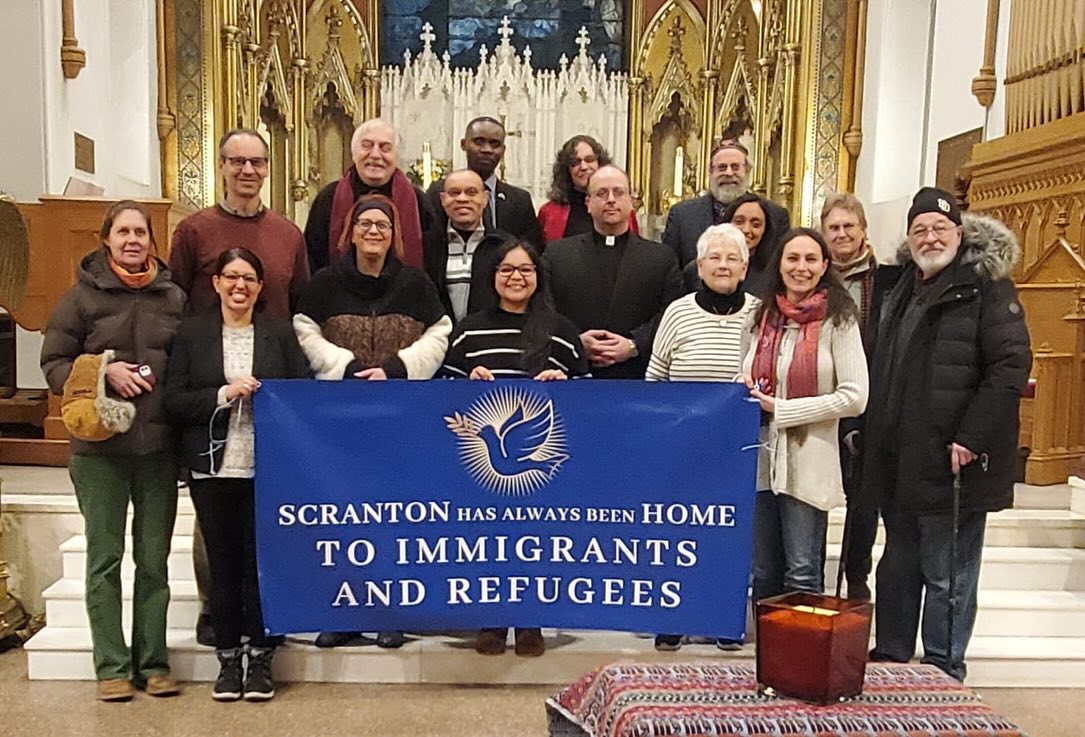 University Community Joins Scranton Prayer Vigil for Immigrants and Refugees   image