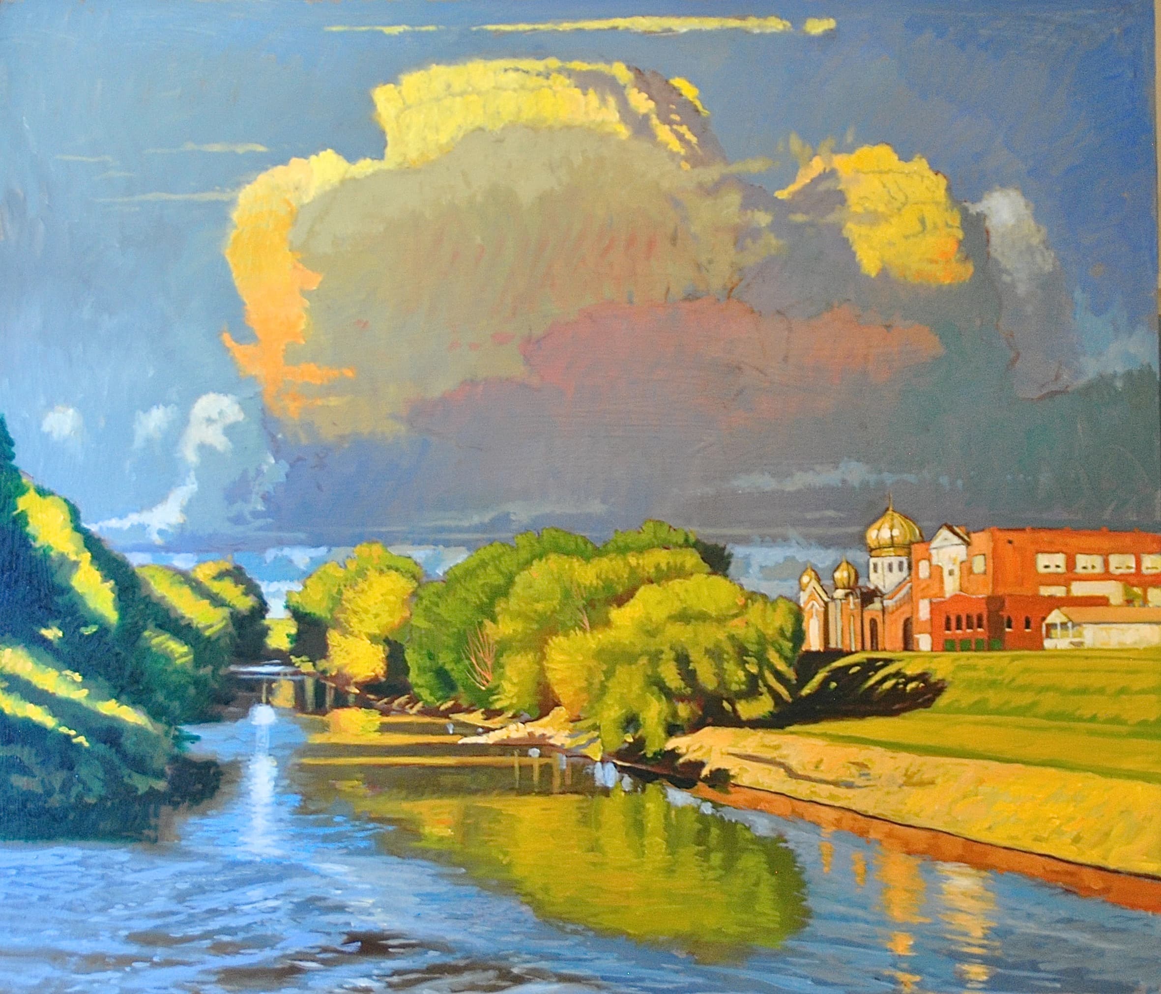 Brian Keeler. Lackawanna June Afternoon. Oil on panel.