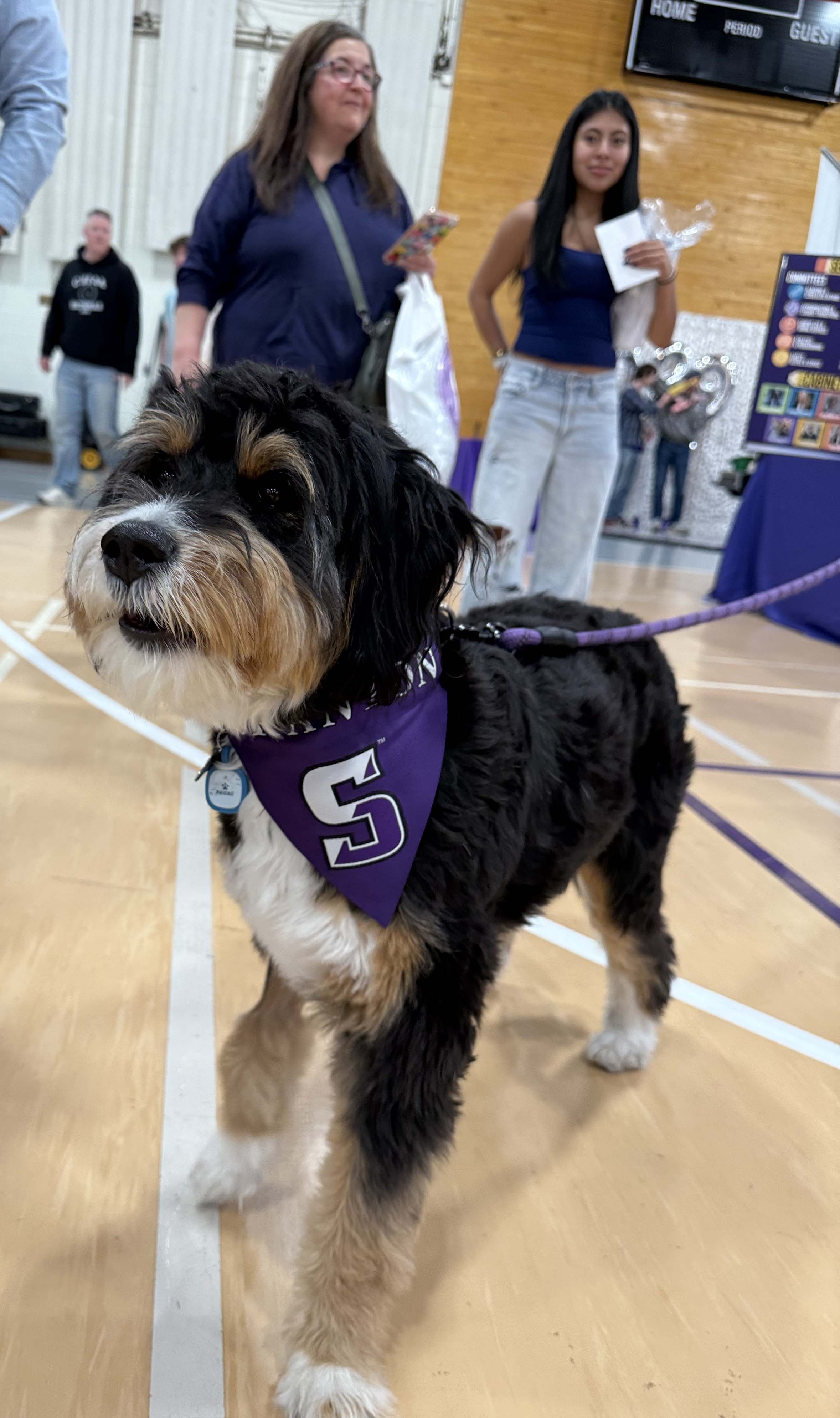 Gracie at Accepted Students Day