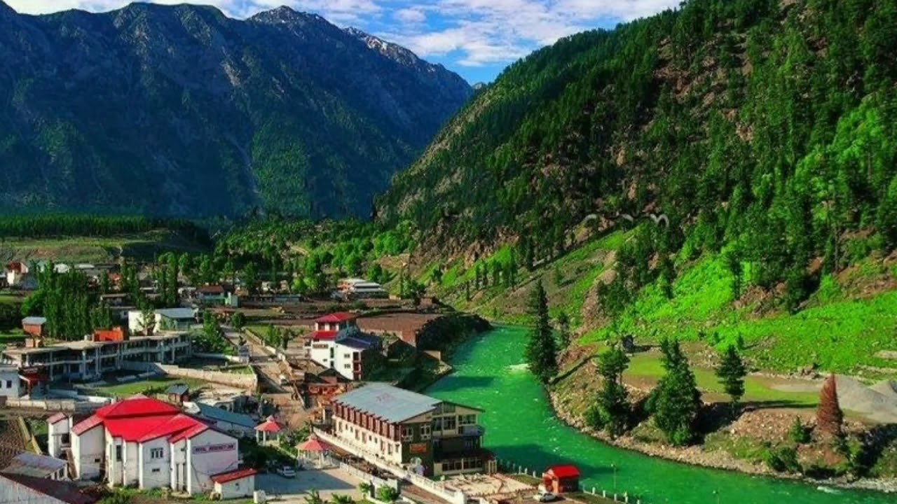 Lush, green Swat Valley, Pakistan