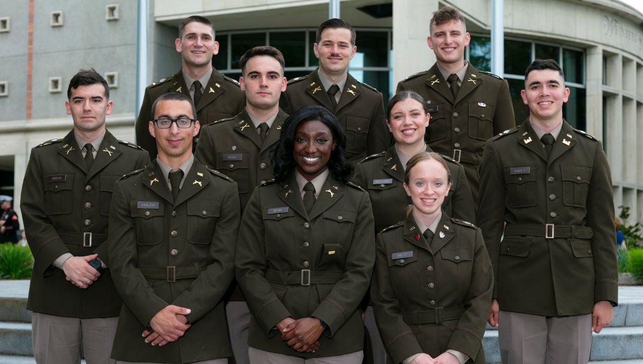 Scranton ROTC Cadets Commissioned banner image