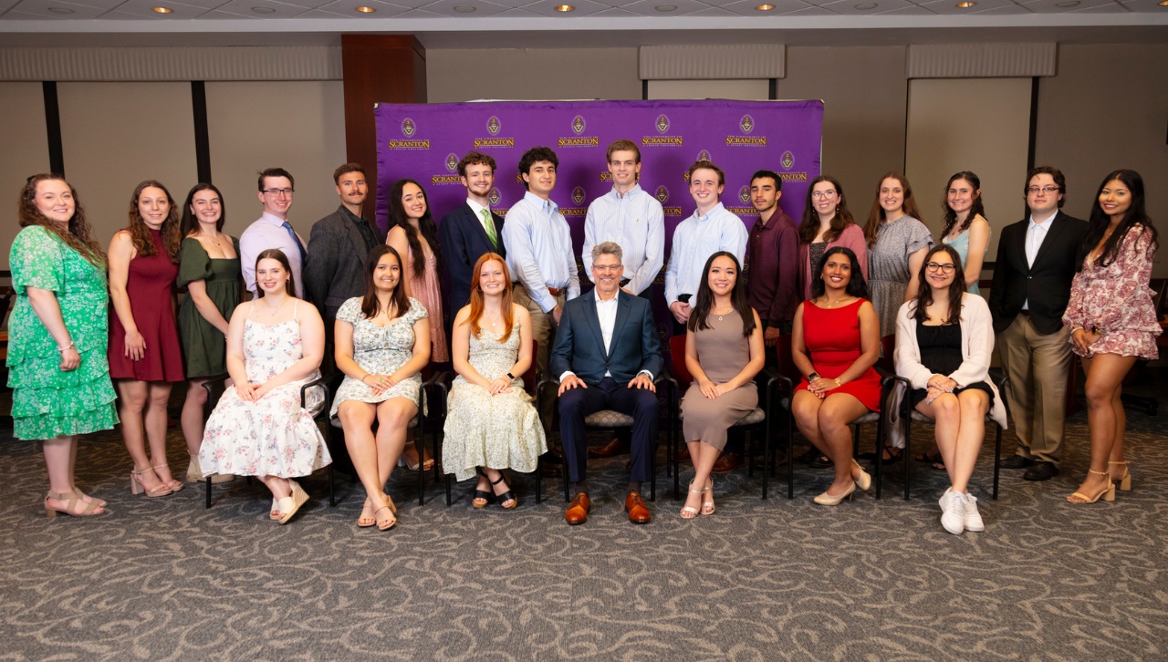 Students graduated from The University's Special Jesuit Liberal Arts Honors Program
