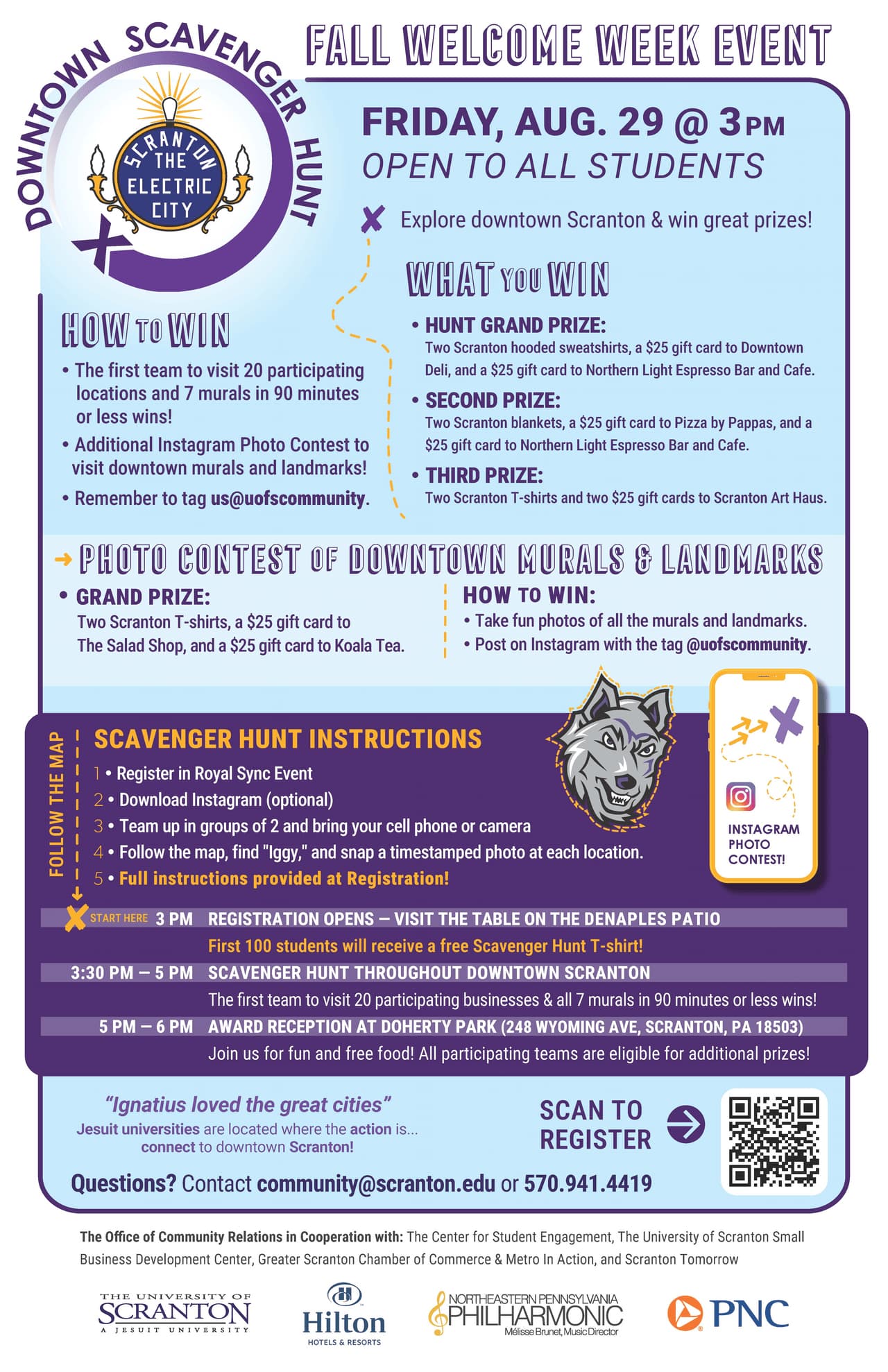 2025 Scavenger Hunt Poster