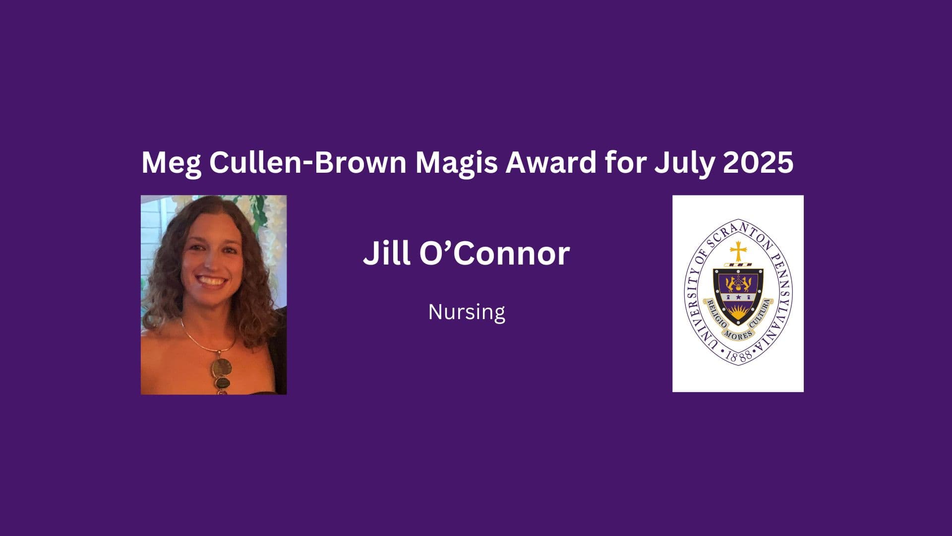 thumbnail for Meg Cullen-Brown Magis Award for July 2025