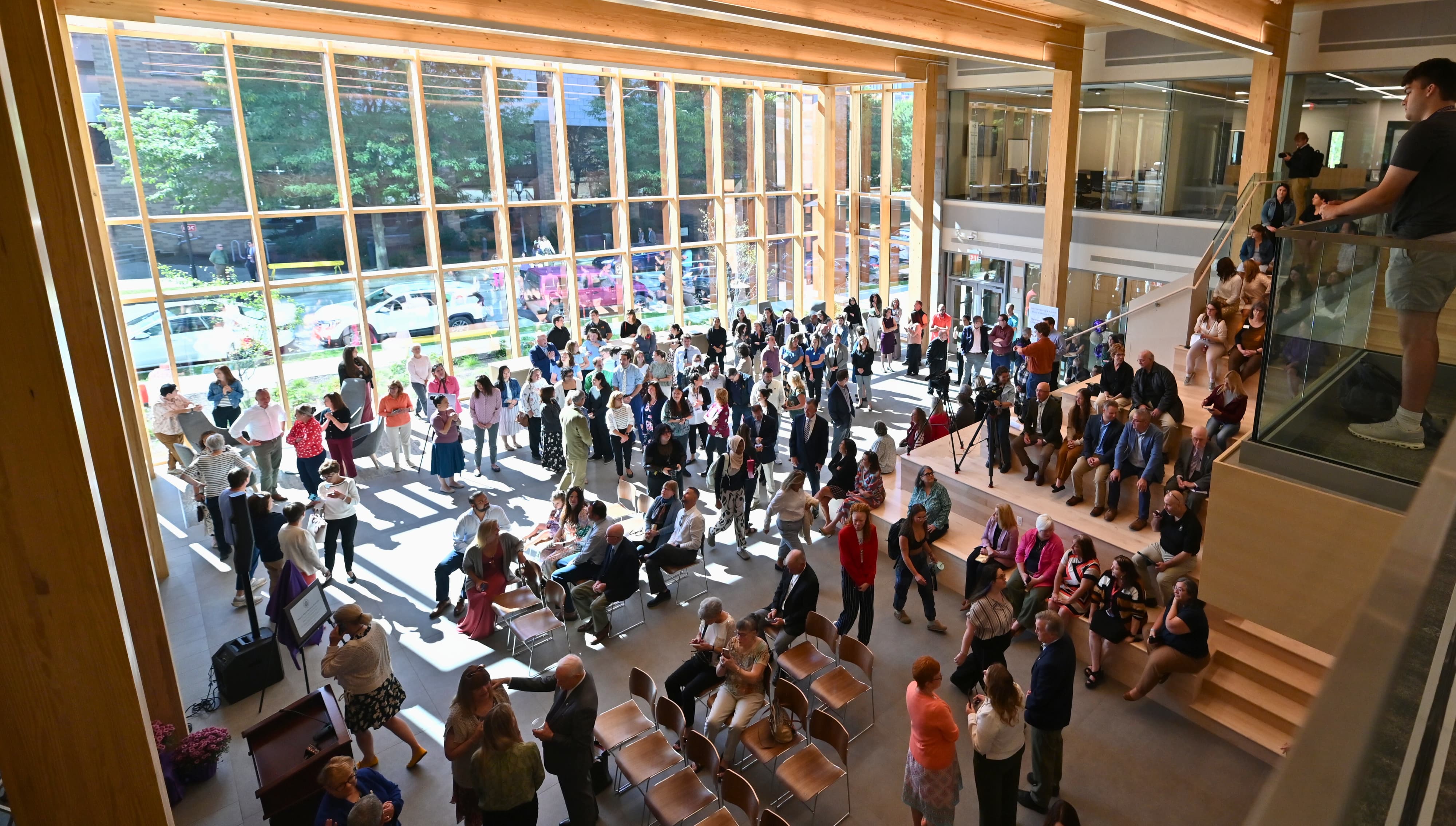 thumbnail for Weiss Hall Dedication a ‘New Chapter’ in the University’s History and Future