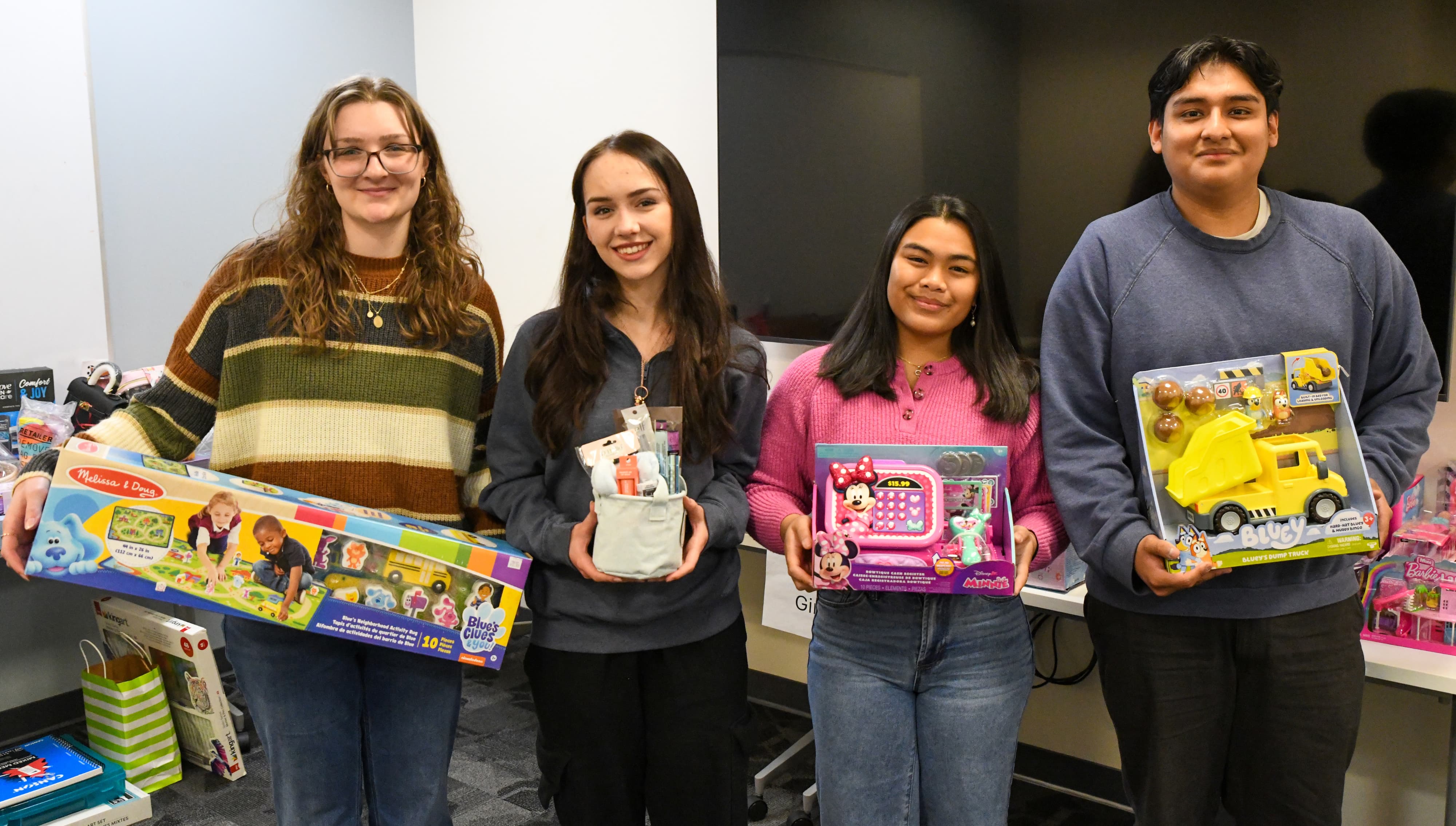 thumbnail for University Community Rallies for Gift Drive